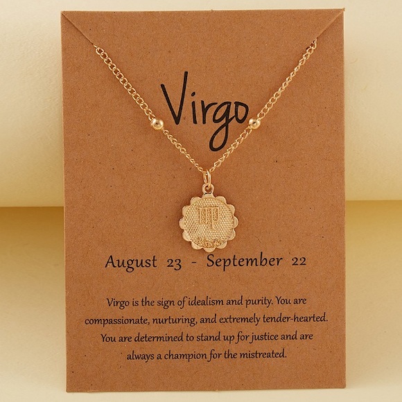Urban Outfitters Jewelry - Virgo August-September Zodiac Cute Gift Necklace